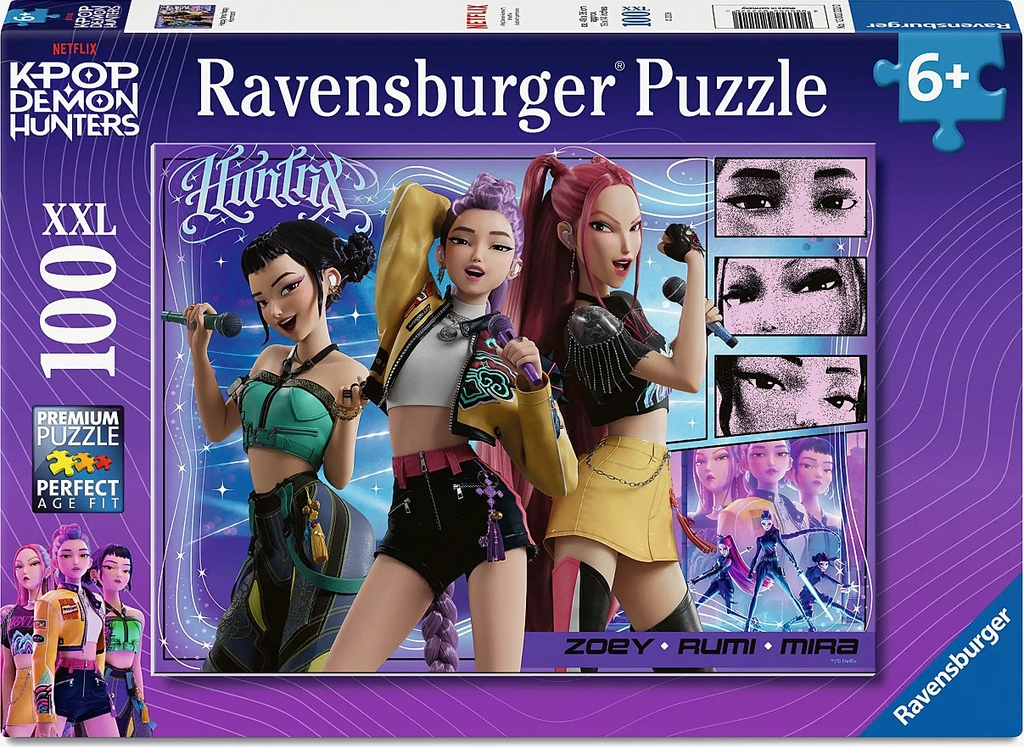 Ravensburger Kpop Demon Hunters XXL Puzzle 100pcs