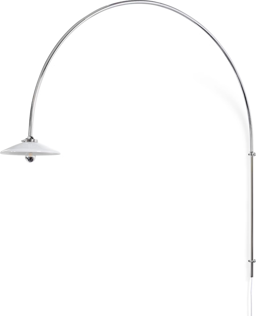 Valerie Objects Hanging Lamp N°3 Chromed Steel Vægarmatur