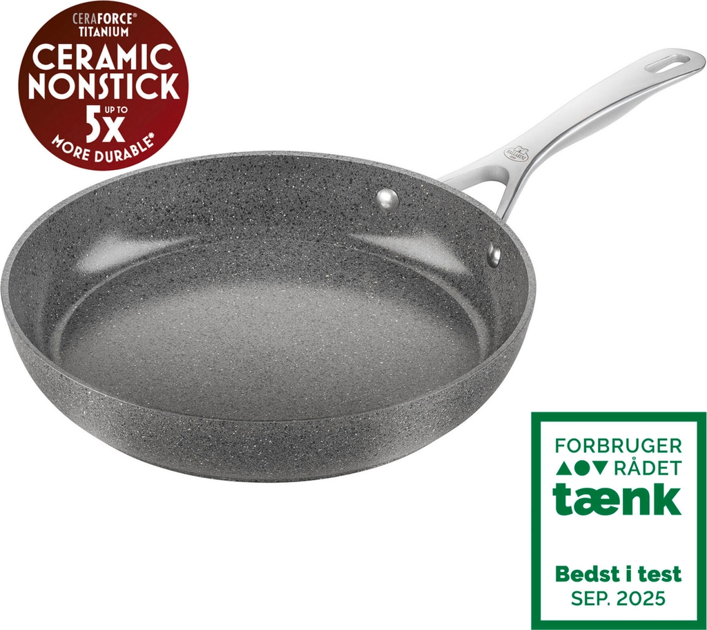 ballarini salina stegepande, 28 cm, aluminium, titanium forstærket keramisk non-stick-belægning