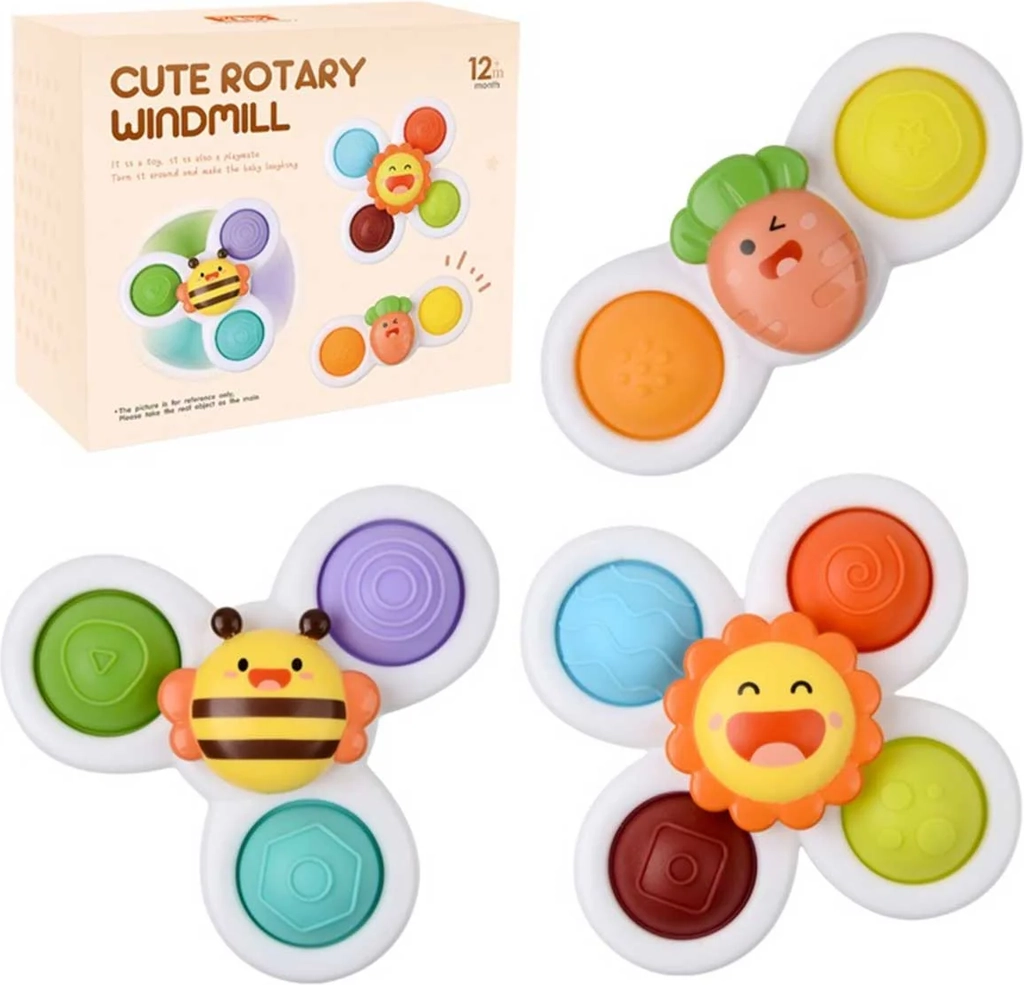 fresh kid spinner toys cute garden 3-pack