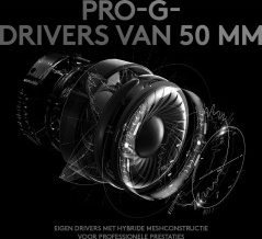 logitech g pro x kablet høretelefoner sort