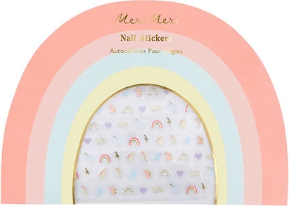 Meri Meri Negleklistermærker Rainbow Unicorn - Rainbow