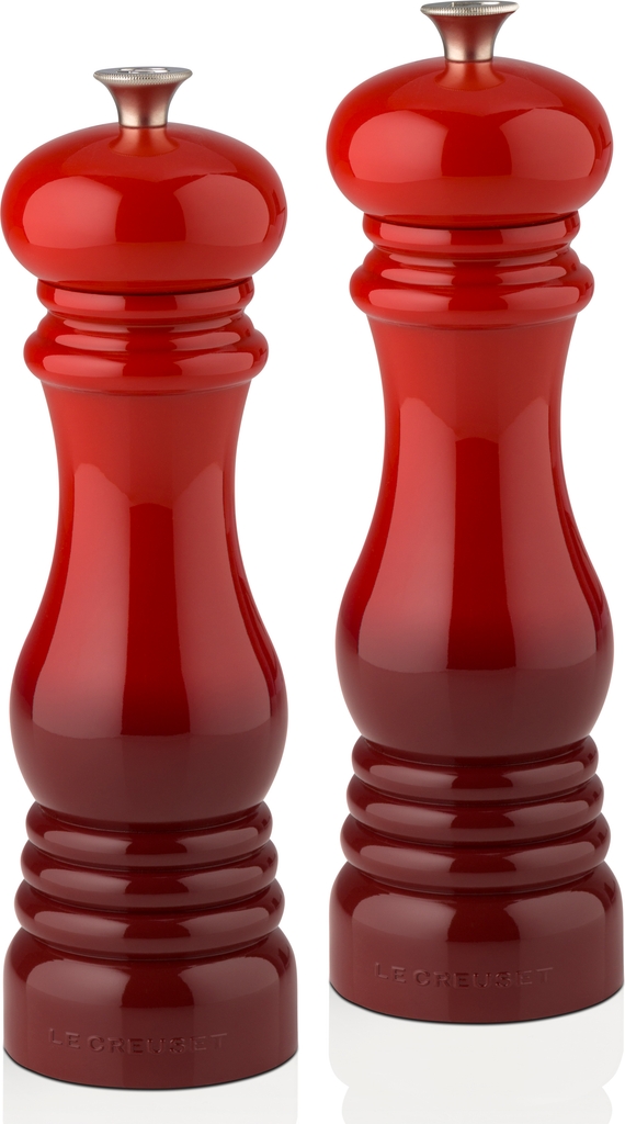 le creuset salt- och pepparkvarnset 21 cmcerise