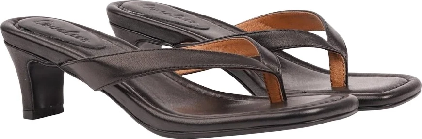 Lovelies Gallico Soft High Heel Leather Sandal Kvinde Black Sandaler Str 37 - Læder hos Magasin