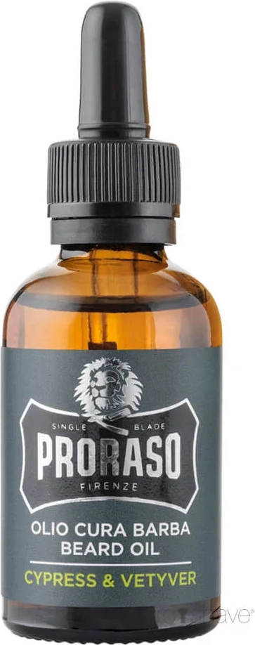 Proraso Skægolie, Cypress & Vetiver, 30 ml.