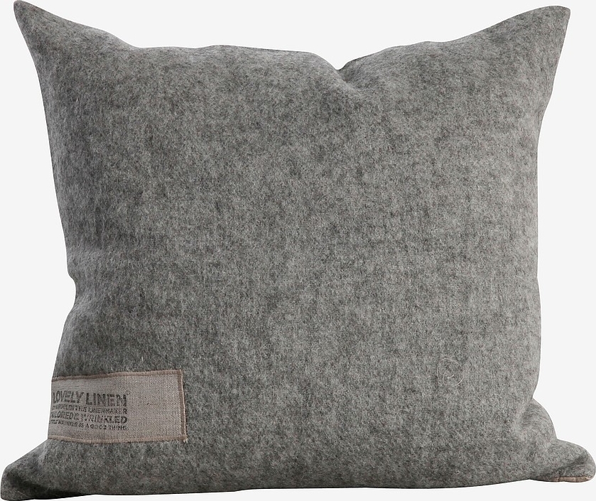 Lovely Linen - Kuddfodral Double - Grå