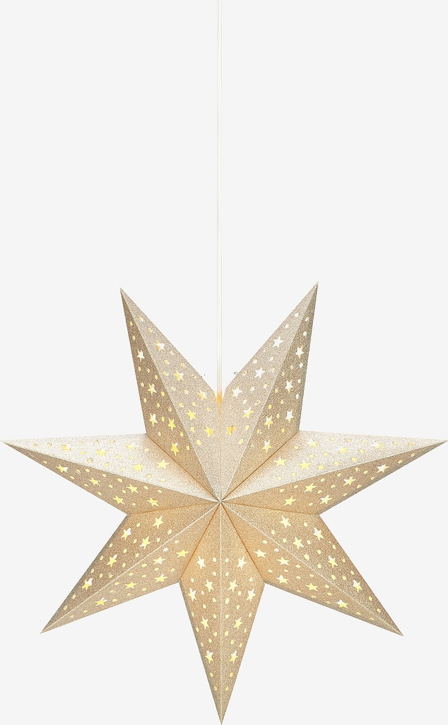 Markslöjd - Julestjerne Solvalla 45 cm - Guld