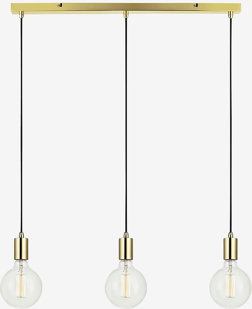 Markslöjd - SKY Pendel 3L Lige Messing - Messing