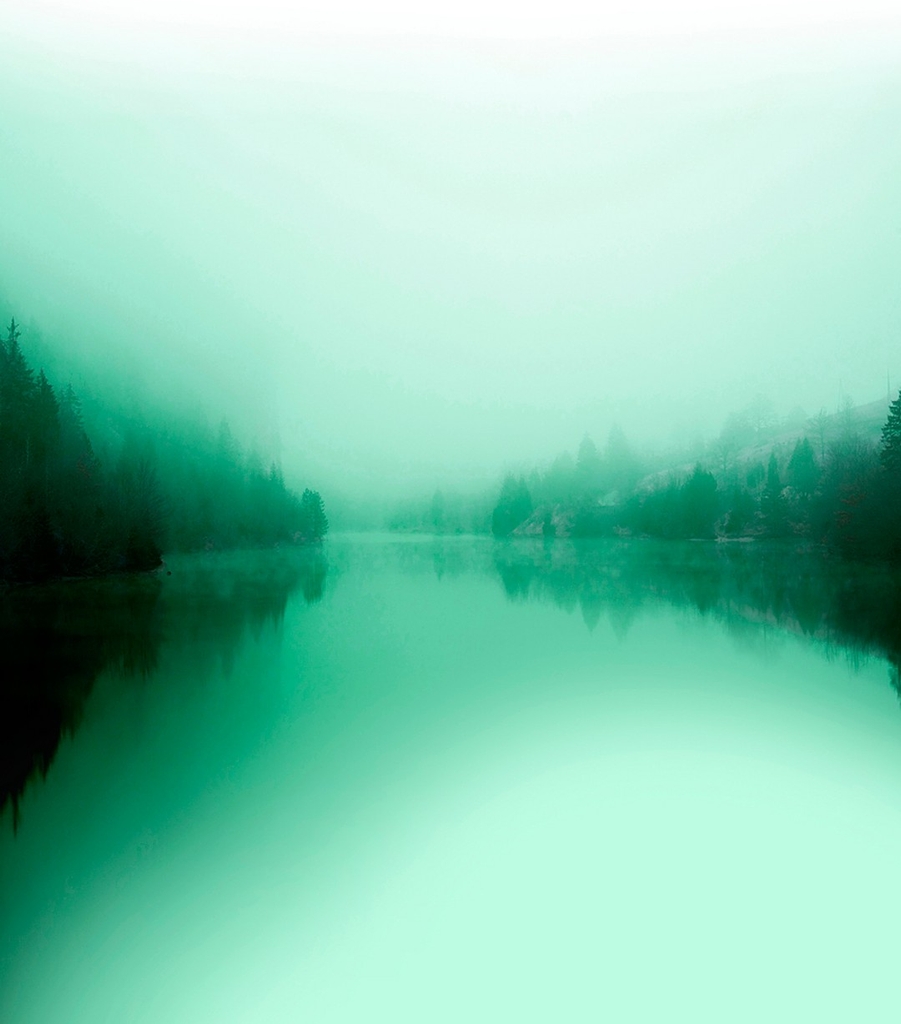 Malerifabrikken - Poster  Green lake - Grön