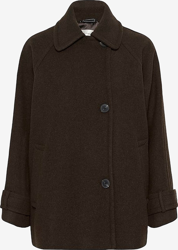 InWear Thoraiw Minona Coat R Kvinde Frakker Relaxed Fit - Chocolate Brown