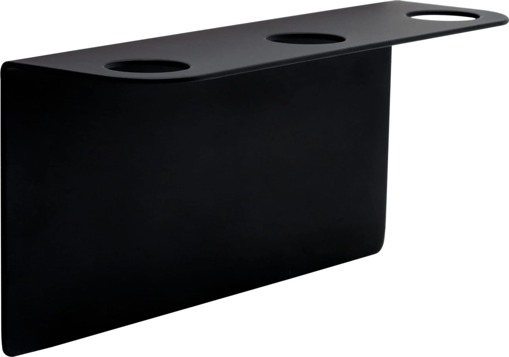 Beslag Design Base Såpepumpeholder Trippel Matt Sort