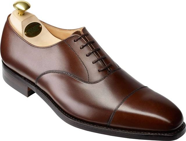 Crockett & Jones Hallam Oxford Calf Dark Brown