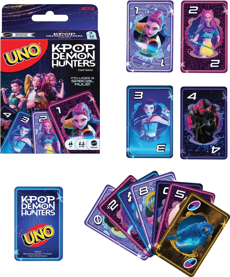 Mattel Uno K-Pop Demon Hunters Games Games