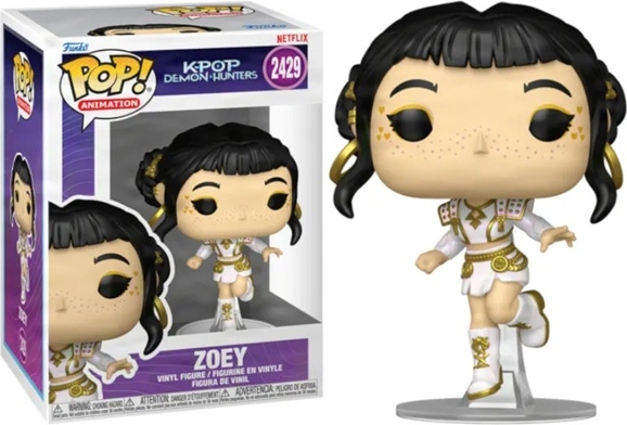 Funko KPop Demon Hunters Zoey Animation Vinyl Figure 9cm