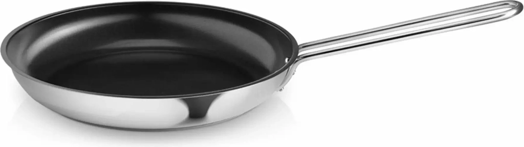eva trio recycled rustfrit stål stegepande 28 cm med keramisk belægning