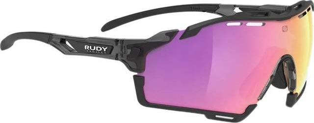 Rudy Project Cutline Goggles Pink Mirrored Lenses - Black