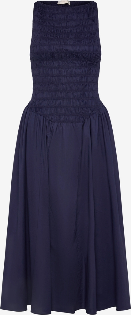 Faithfull The Brand Luce Midi Dress - Navy - L