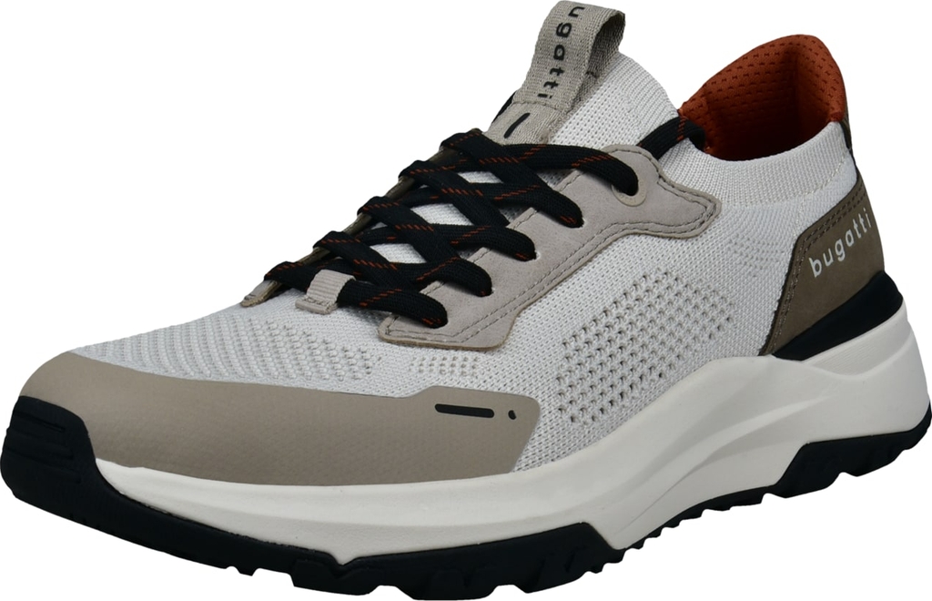 bugatti Sneaker low  stone / lysegrå / sort / hvid
