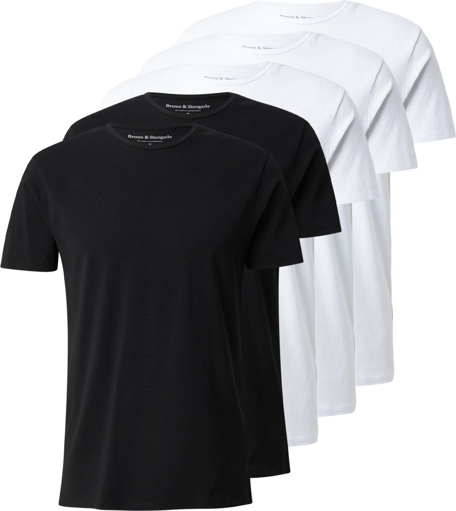 Bruun & Stengade Bluser & t-shirts 'Antiqua'  sort / hvid