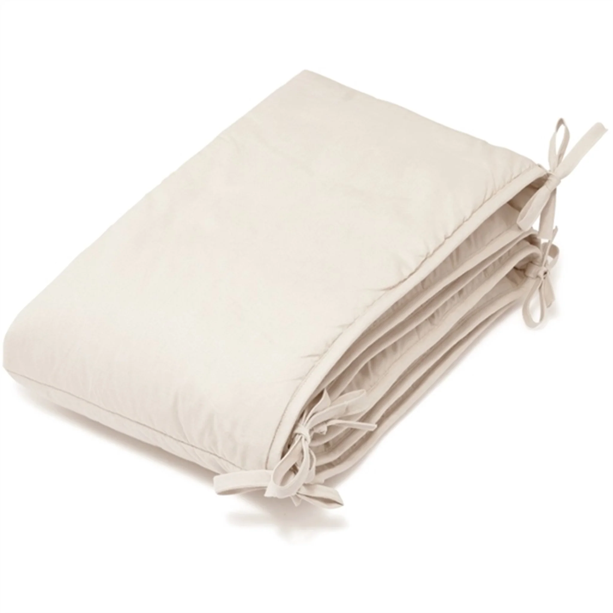 Vanilla Copenhagen Sengerand Til Vugge - Oyster Grey - Cream - 25X 260CM