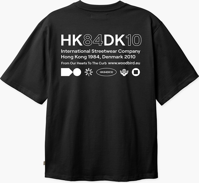 woodbird herre baine hkdk t-shirt sort