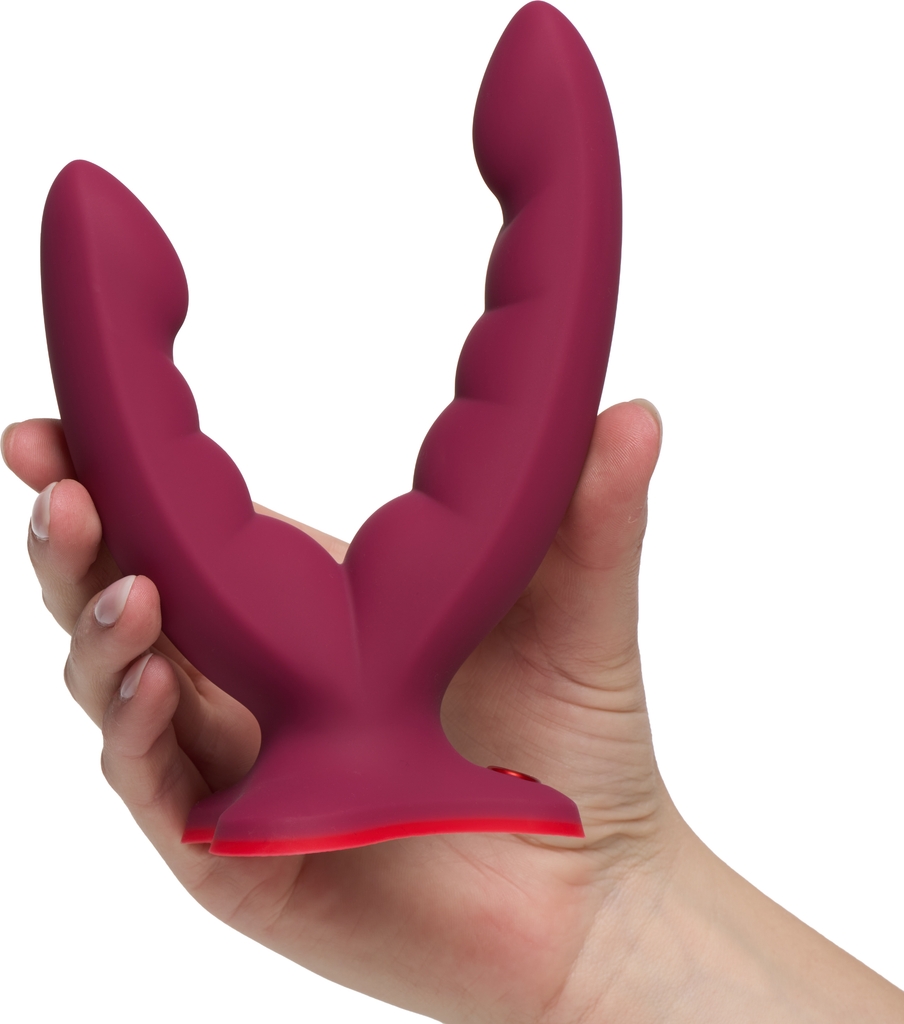 Fun Factory Ryde Dubbeldildo 16 cm      - Bordeaux