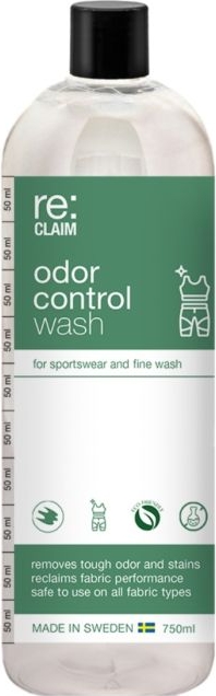 Re:claim Odor Control Wash 750 ml - Effektiv Sportsvask til Frisk Tøj, Antibakteriel
