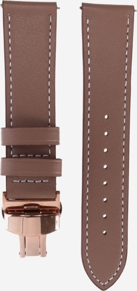 Elevate læderrem til Forerunner® 22mm - Brun, stilfuld og holdbar til aktiv livsstil