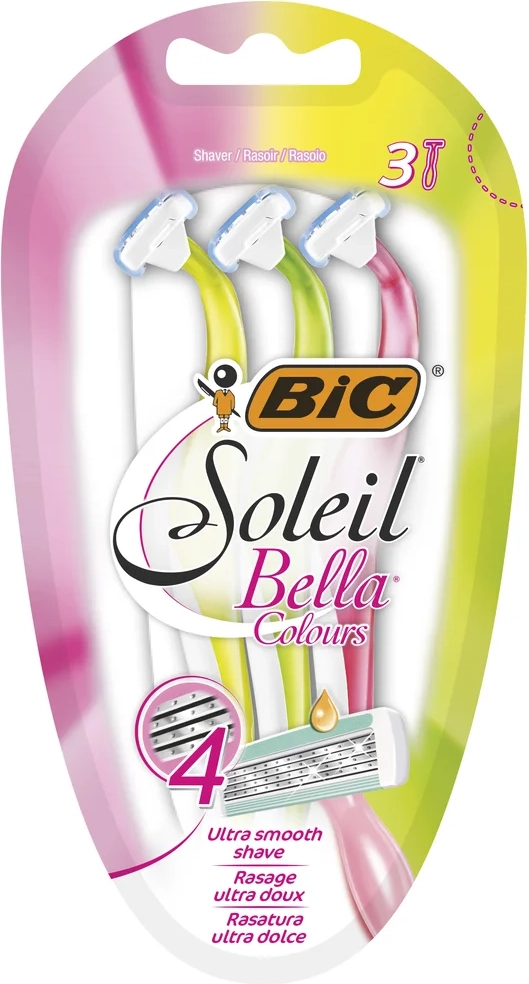 Bic BIC Soleil Bella Colours Engångshyvlar, 3 st 3086123468283 Replace: N/A