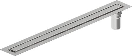 Aflbsarmatur Waterline, 50/900mm, lodret udlb, brstet stl - Blcher
