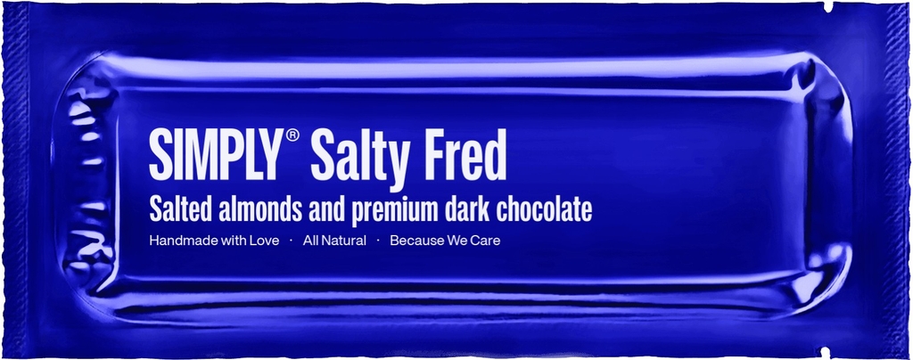 Simply Chocolate Simply® Salty Fred Chokoladebar (40g) 40 g - Chokolade hos Magasin
