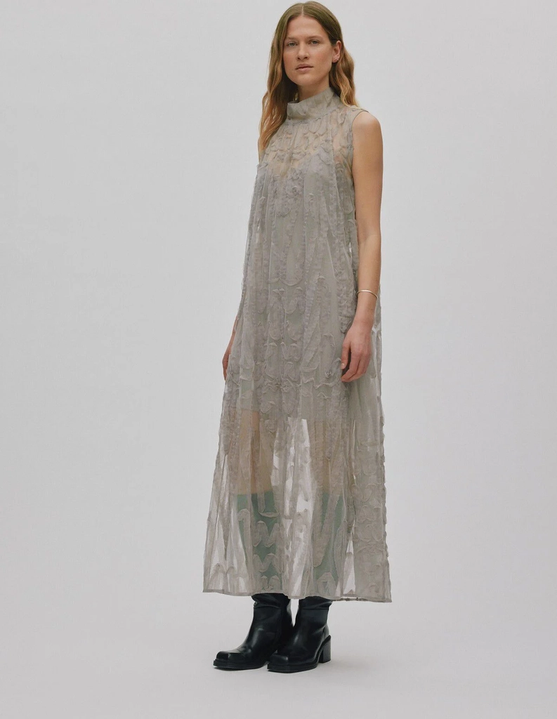 allison kjole - silver grey