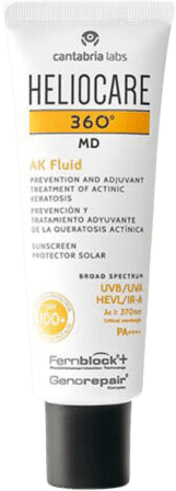 HelioCare AK Fluid SPF 100+ - Ekstra Høj Solbeskyttelse til Solskadet Hud, 50 ml