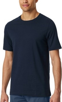 Schiesser Mix and Relax T-shirt Mørkblå bomuld 3XL Herre