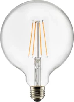 Globe klar, 125 mm, 3 trin dmpbar, E27, 7W, 2200K