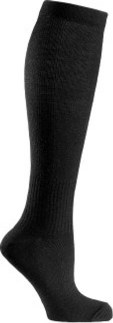 Trofe Stocking Wool Support Sock Strømper Sort Str 35/38 Dame