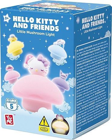 yume hello kitty svampe lampe – flere varianter – assorteret