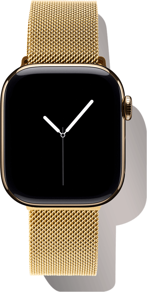 Milanese Mesh Watch Band Gold