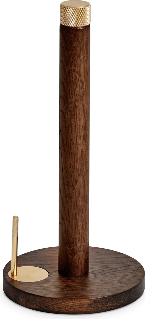 gejst sina køkkenrulleholder mørk eg/messing