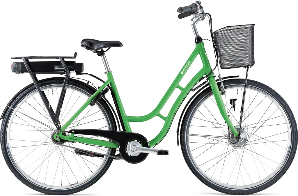 Batribike Core E1 Forhjulsmotor 7 Nexus Blank Grøn 50cm