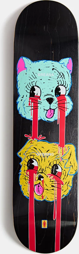 girl geering blood bath g045 skateboard deck