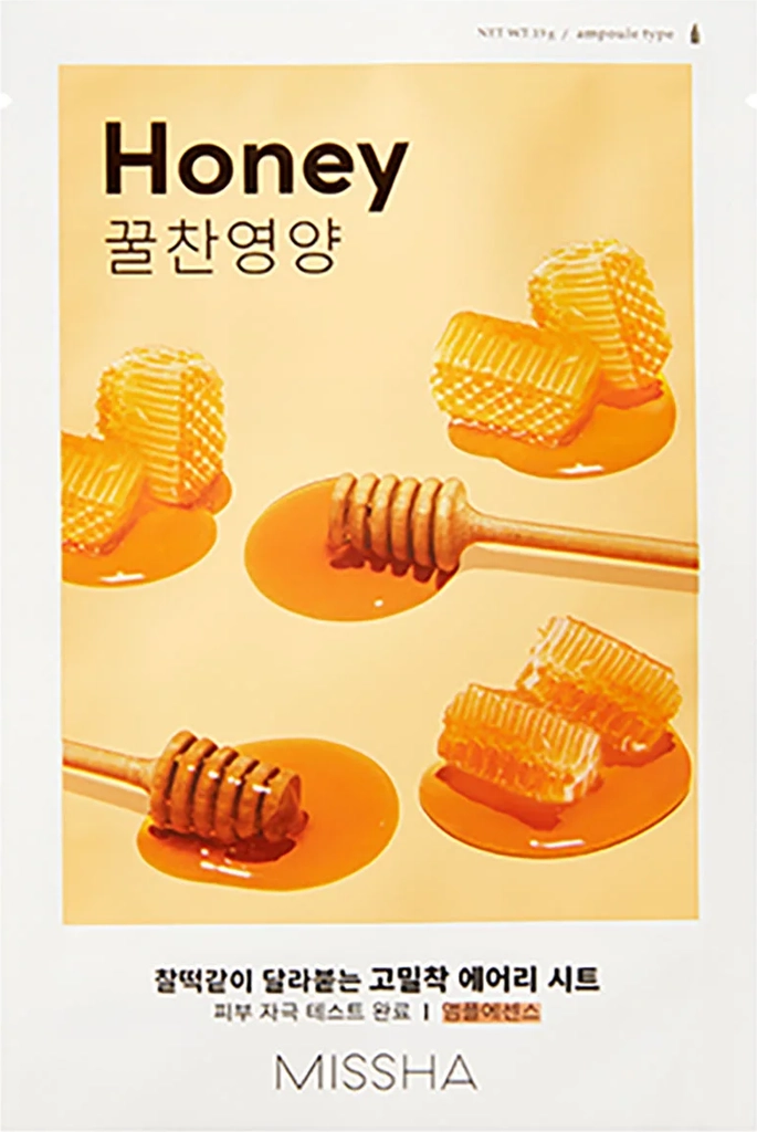 Missha Airy Fit Sheet Mask Honey 19 g - Sheet Masker hos Magasin