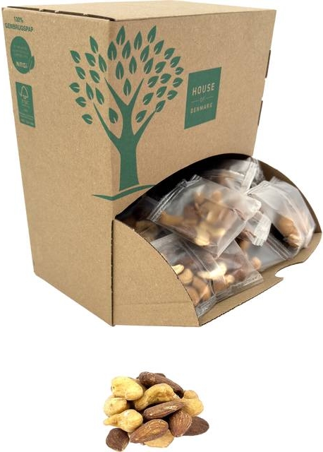 økologisk nøddemix, display karton, 50 x 10 g