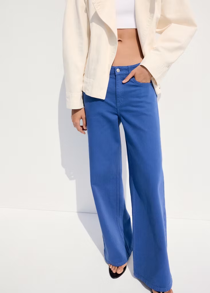 adult - wide leg - blue