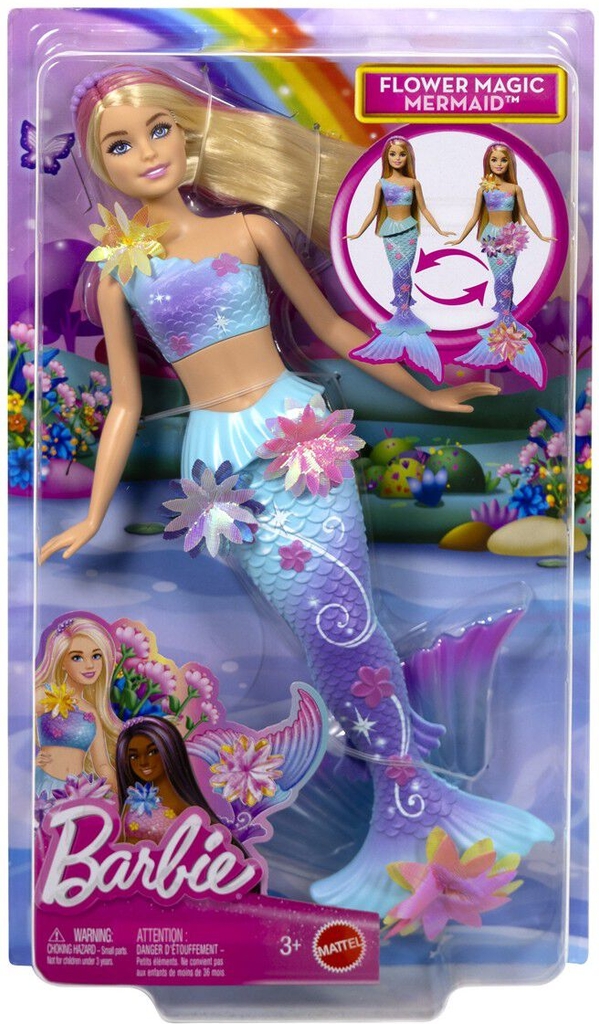 Barbie Blooming Magic White Mermaid Doll