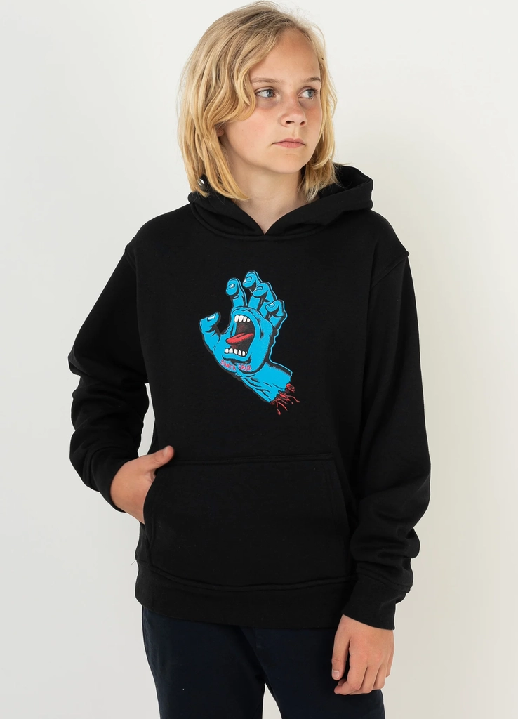 Santa Cruz Hættetrøje Screaming Hand Sort