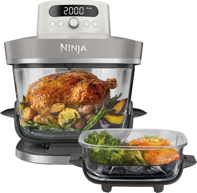 Ninja Friteuse À Air Verre 7-en-1 Crispi Pro AS101EULG 2100W