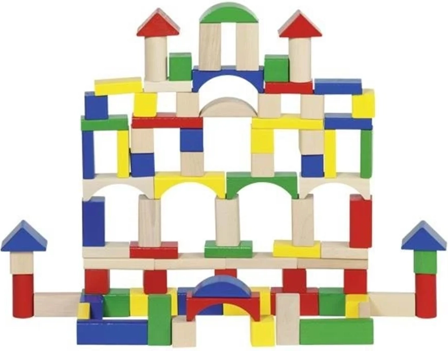 Goki Wooden Building Blocks 100 pcs