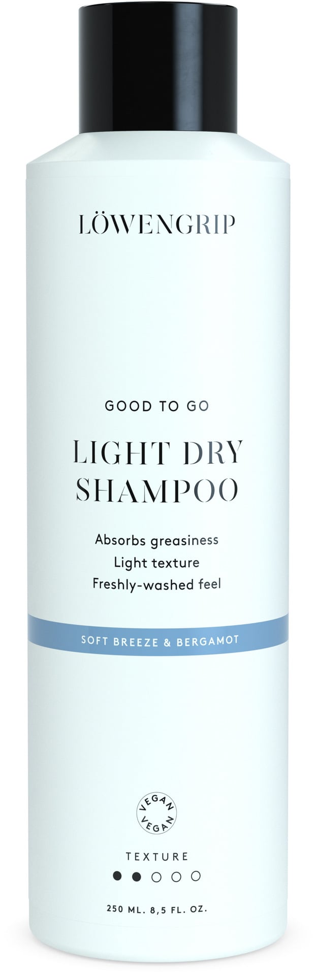 löwengrip good to go dry shampoo 250 ml - soft breeze & bergamot