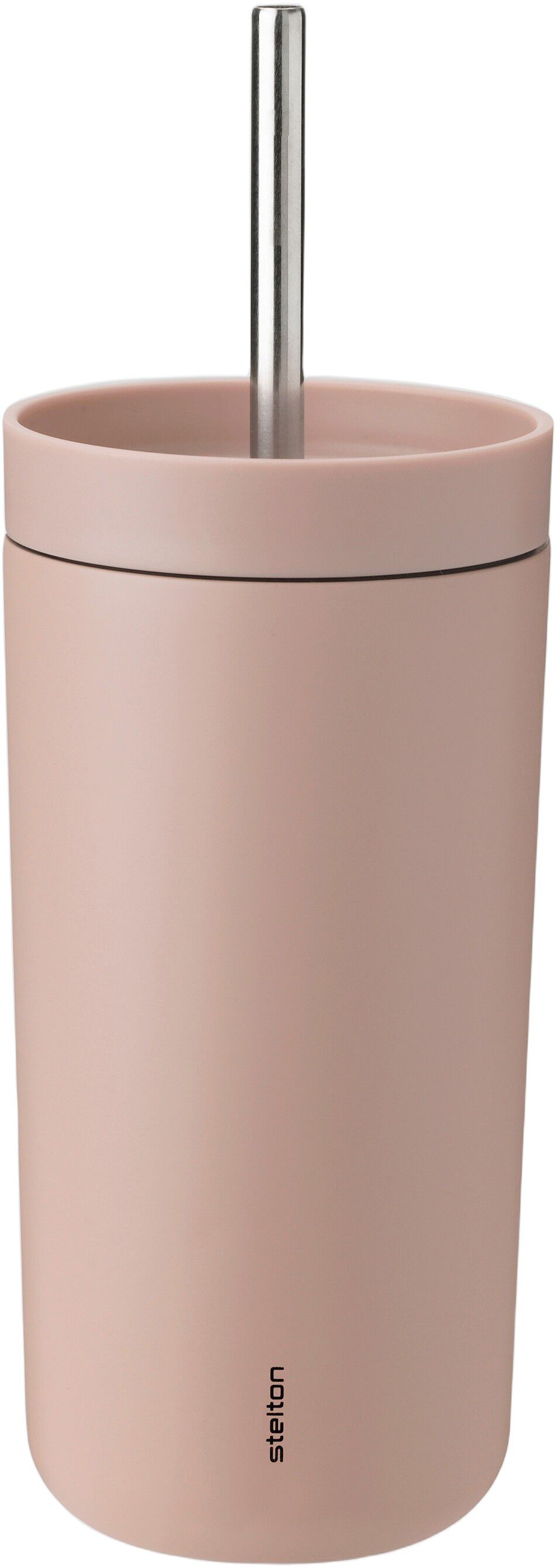 Stelton To Go Sip Med Sugerør 0,4 L Heather Termokrus